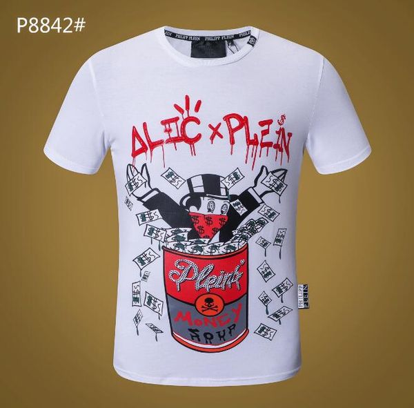 

Черный О-образным вырезом tee 2018 новая мода грудь вышивка Волк мужчины футболка с к