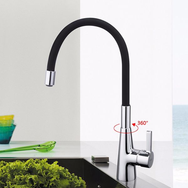 

new variety of color kitchen faucet 360 rotating chrome silver swivel kitchen sink mixer tap vanity faucet single handle