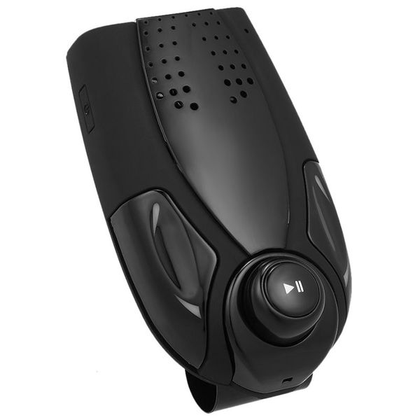 

bt69 in-car mp3 player bt 4.0 version hands-call mp3 player tf card slot fm radio led screen 1000mah sun visor bt car kit