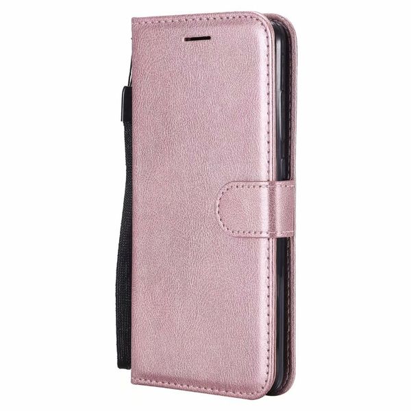 

wallet case for xiaomi redmi note 4x flip back cover pure color pu leather mobile phone bags coque fundas for redmi note 4x