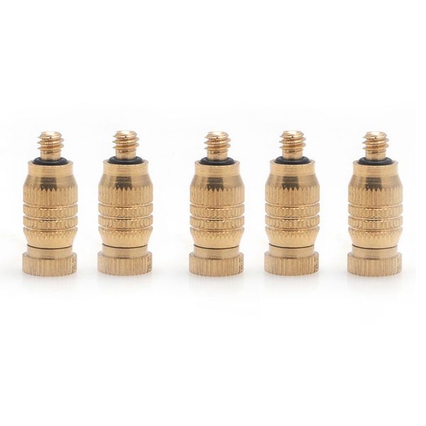 

5pcs 2-section fine brass misting nozzles for cooling system 0.006" ( 0.15mm