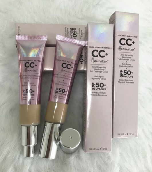 

new makeup brand cosmetics primer 2 color correcting illuminating full coverage cream 32ml concealer light medium dhl shipping
