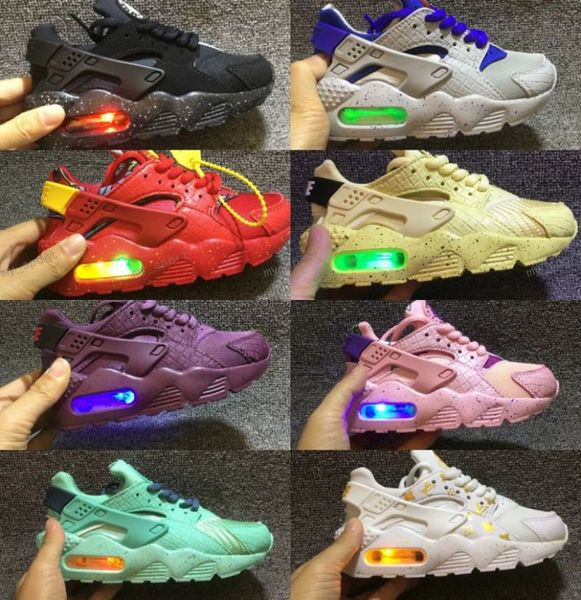 

2018 воздуха Huarache младенческой кроссовки дети спорт Белый дети Huaraches урачи дизайнер Ура случайные тренеры детские кроссовки