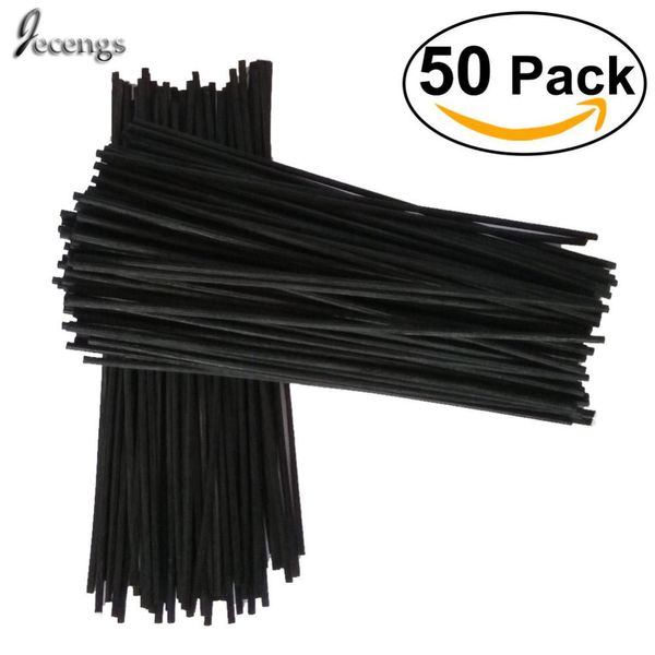 

50 black rattan reed fragrance diffuser replacement refill sticks 300mm *3.5mm