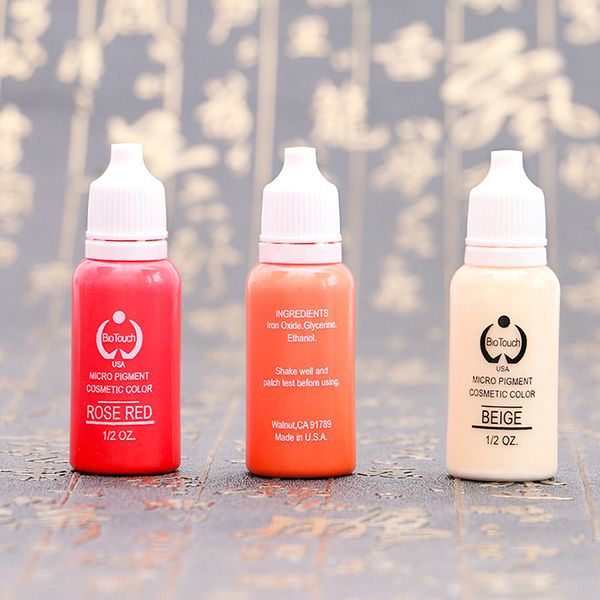 

diotouch eyebrow pigment 23colors permanent makeup biotouch tattoo ink paint for eyebrow eyeliner 15ml with
