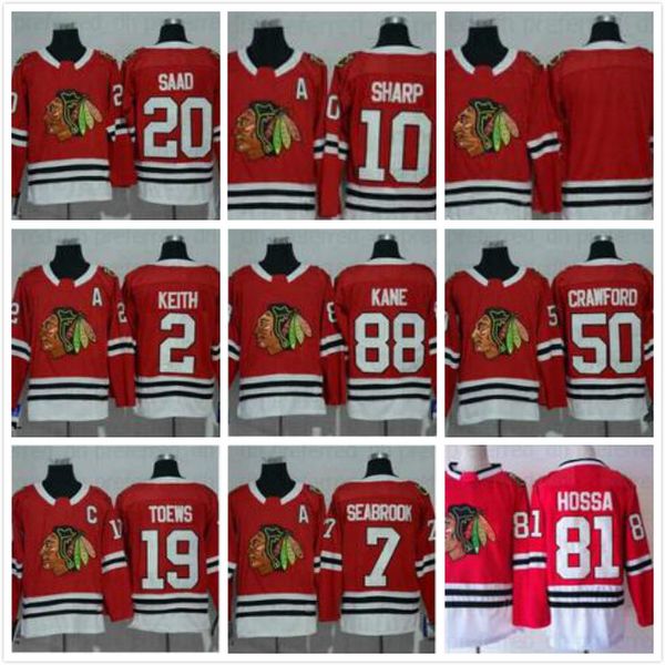 

customized blank hockey jerseys blackhawks hockey 2 keith 19 jonathan toews crawford 72 artemi panarin 88 patrick kane 81, Black;red