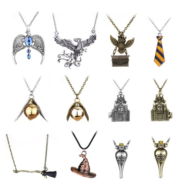 

vintage fashion harry p lost diadem of ravenclaw lord voldemort's horcrux pendants necklace cosplay costume dropshipping, Silver