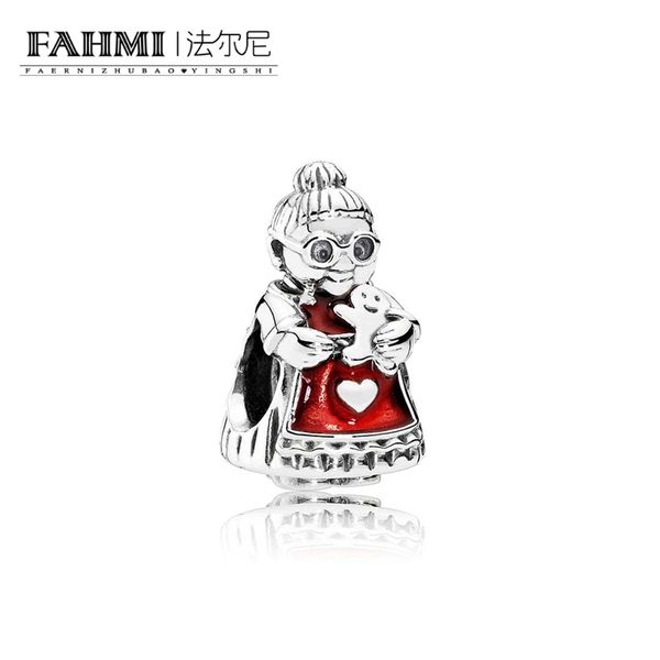 

fahmi 100% 925 sterling silver 1:1 original 792005en07 authentic temperament fashion glamour retro bead wedding women jewelry, Black