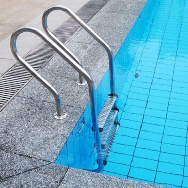 

48inch stainless steel 3 step in-ground swimming pool equipment ladder anti skid