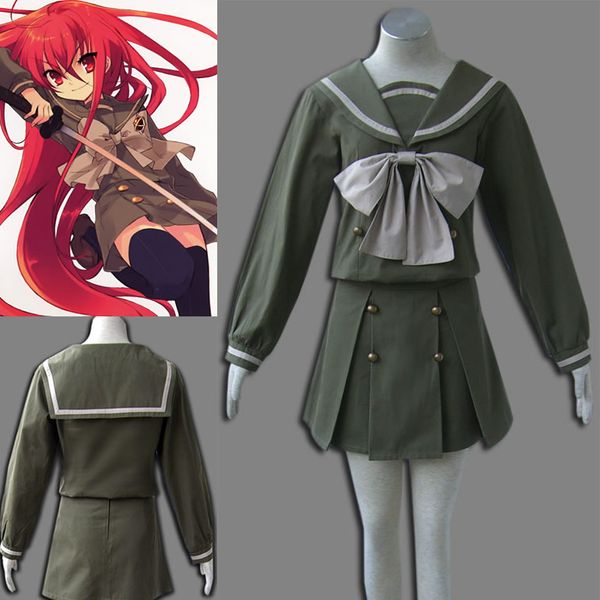 

shakugan no shana misaki municipal high school uniform cosplay costume, Black
