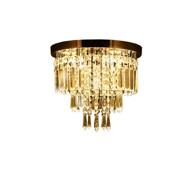 Modern Crystal Glass Led Ceiling Light Hallway Living Room Foyer