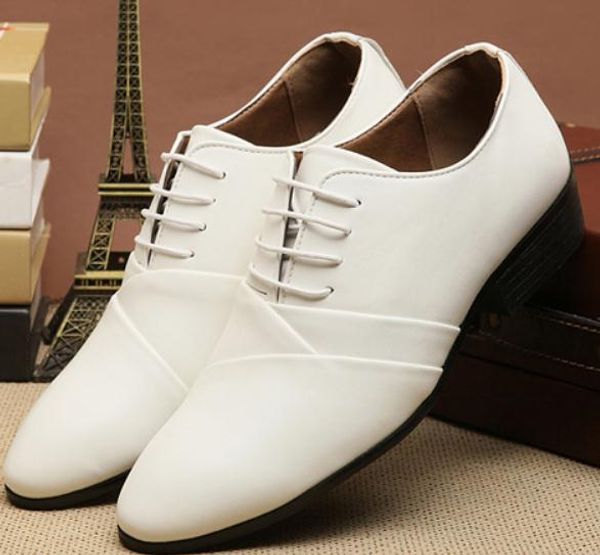 

send 2018 new style korean groom wedding shoes men's pointed end shoes, Black