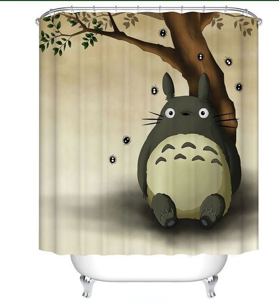 Grosshandel Mein Nachbar Totoro Stoff Duschvorhang Badezimmer