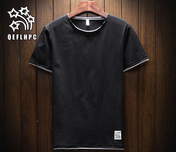 

man's t-shirt. short sleeve. spring summer autumn. casual fashion men's t-shirts. 95% cotton. men's tees. crew neck. men&#039, White;black
