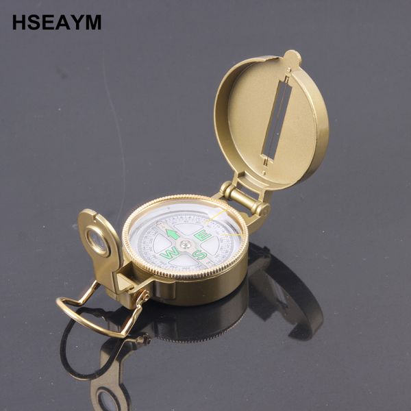 

hseaym high-grade metal gift american ruler compass pointing guide portable handheld compass dc45-3a