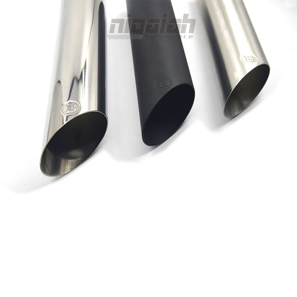 

stainless steel w463 g class g wagon muffler tips g63 g65 g500 g350 b style exhaust pipes tail tip with b logo