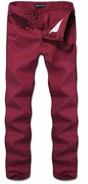 

abetteric man's size solid colored body straight fashion casual pants, Black