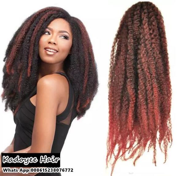2020 Black Women Hair Styles 18inch Crochet Braids Afro Marley