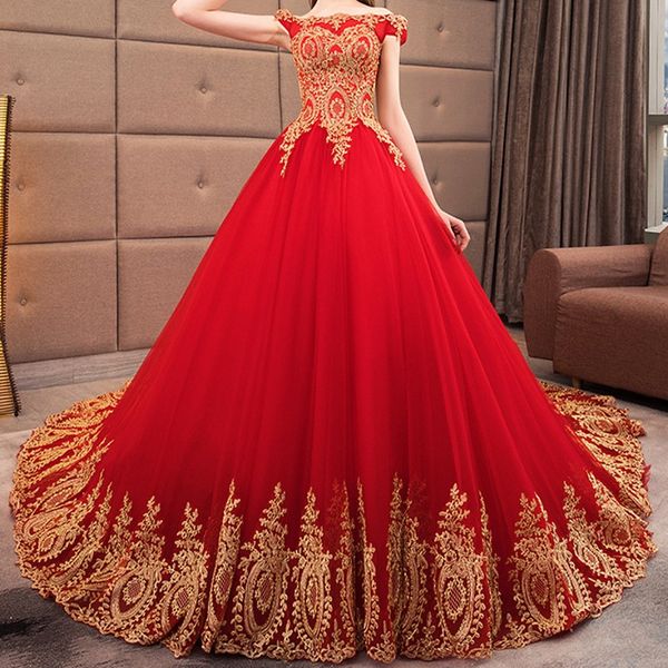 

Красный тюль Quinceanera платья 2018 Маскарад бальное платье сладкий 16 платья vestido де 15 ano