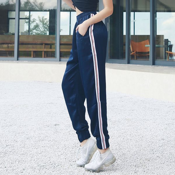 

women's fitness yoga pants autumn and winter sports pants sport leggings sportswear gym exercise running workout clothes, White;red