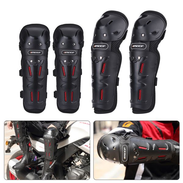 

bsddp 4pcs motocross knee protector brace protection elbow pad kneepad motorcycle sports cycling guard protector gear equipment