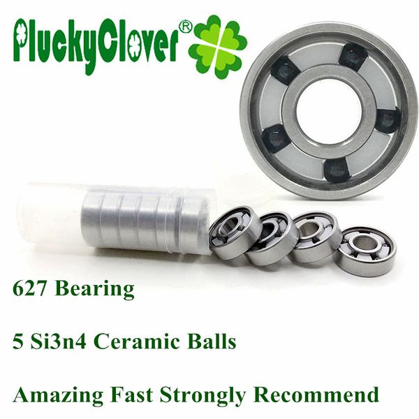 

627 bearing quad skates 5 balls ceramic si3n4 bearing 627 derby roller artistic skates skateboard roller bearings