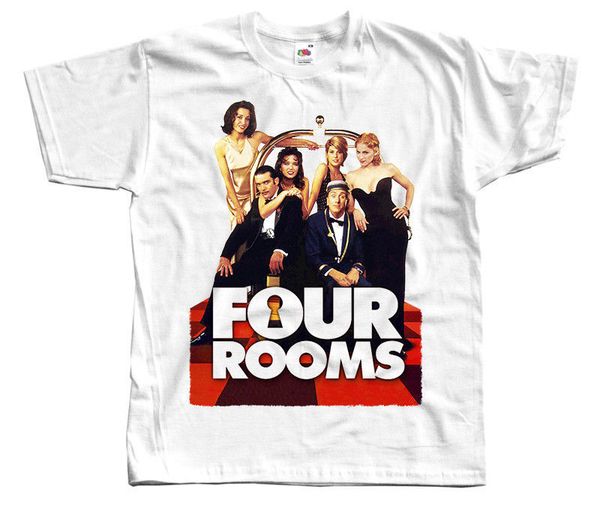 Four Rooms V1 Movie Poster T Shirt Yellow Natural Khaki All Sizes S To 5xl New 2018 Fashion Summer 2018 Fashion Short Sleeve Crazy T Shirt Sayings