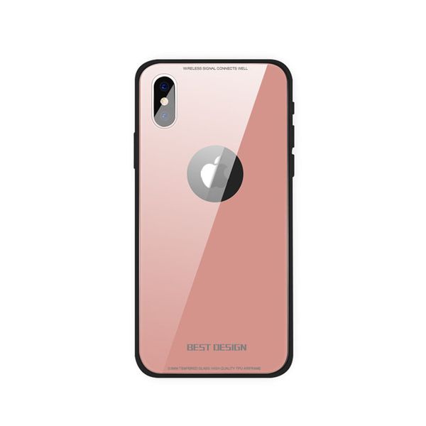 

2018 with hole style for iphone x glass case ultra thin 9h hardness tempered glass case for iphone x tempered glass cover