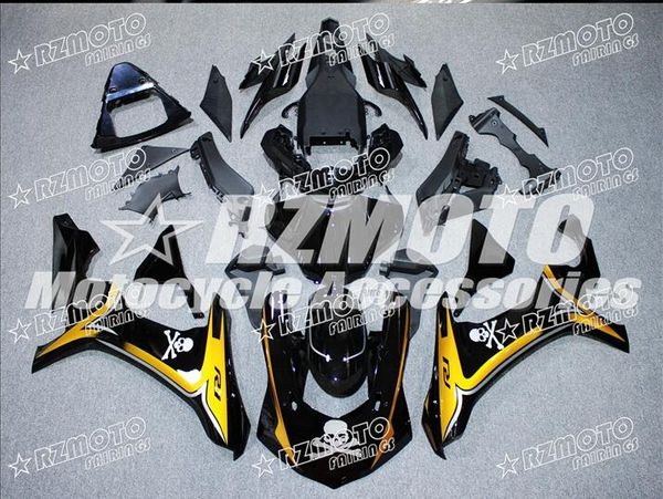 

3 gifts new motorcycle fairings kits for yamaha yzf-r1 2015-2016 r1 15-16 yzf1000 bodywork loves black b86