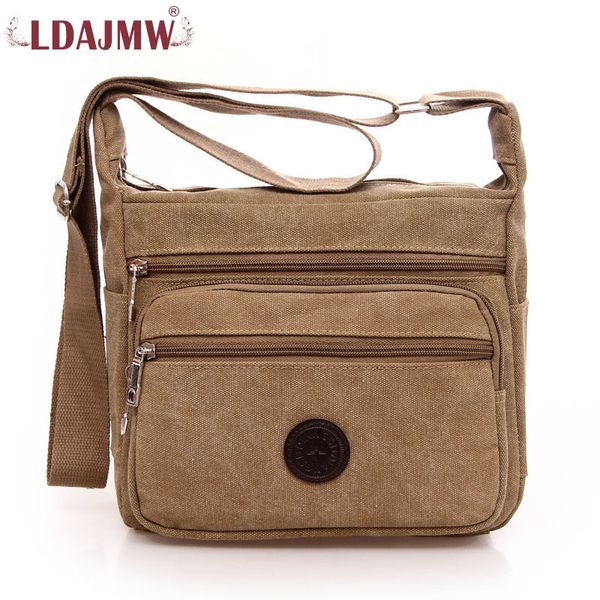 

ldajmw leisure time canvas bag women general purpose bag multipurpose package single shoulder satchel women messenger bags