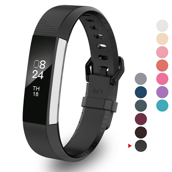 

For Fitbit Alta HR Bands Replacement Fitness Tracker Watch Band Silicone Bracelet Strap Sport Wristbands for Women Men Boys Girls