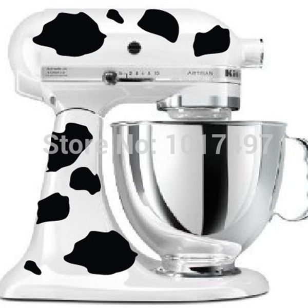 

mixer cow print sticker decals , f2067