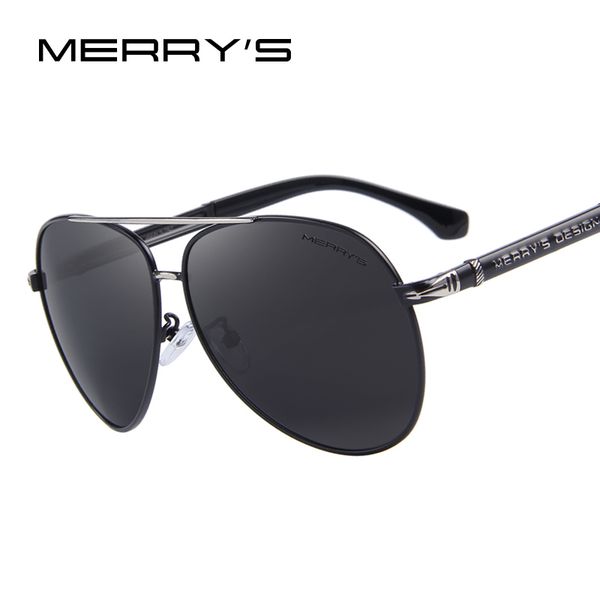

merry's design men classic brand sunglasses hd polarized aluminum sun glasses luxury shades uv400 s'8728, White;black