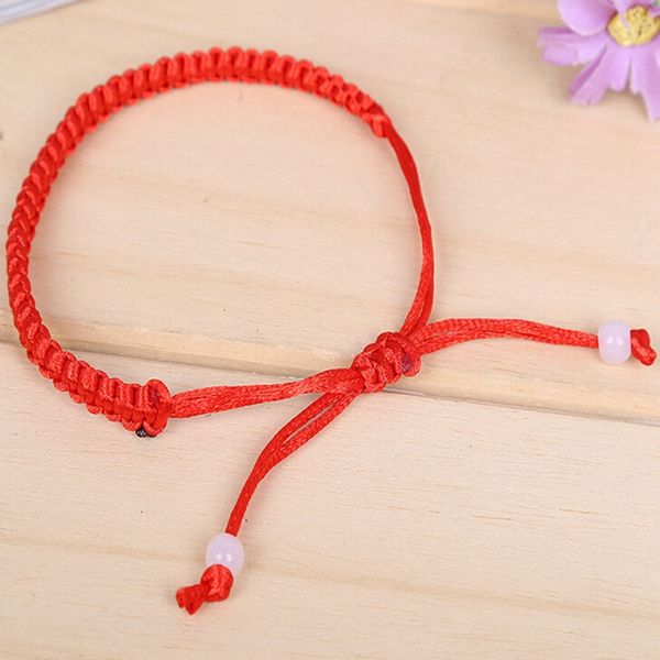 

горячая 50шт ручной плетеные бусины повезло красная строка очарование женщина хорошо повезло braceletsbangle ювелирные изделия оптом праздни, Black