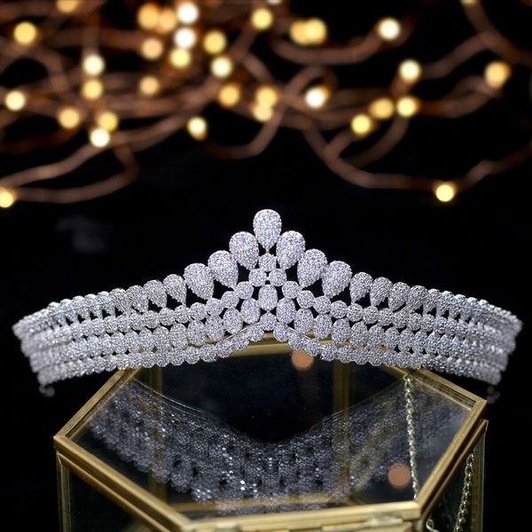 

corona de la boda bridal crowns bride girls' hair accessories wedding tiaras coroa de noiva, Silver