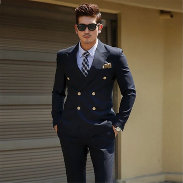 giacca doppio petto slim uomo