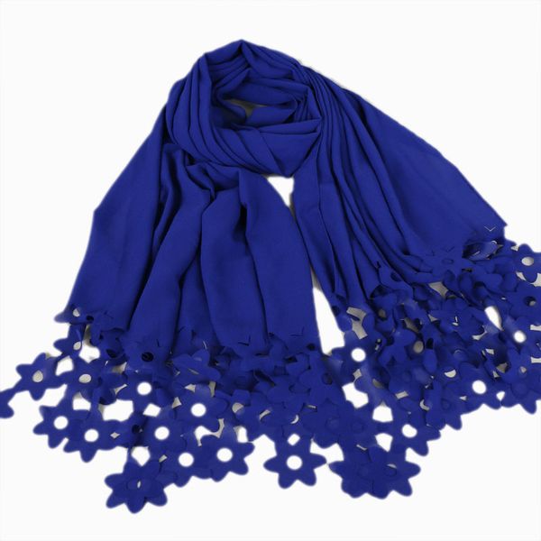 

bubble chiffon scarf women laser cut shawls hollow flower head islamic wrap 2017 new design muslim hijab scarves/scarf 20pcs/lot, Blue;gray