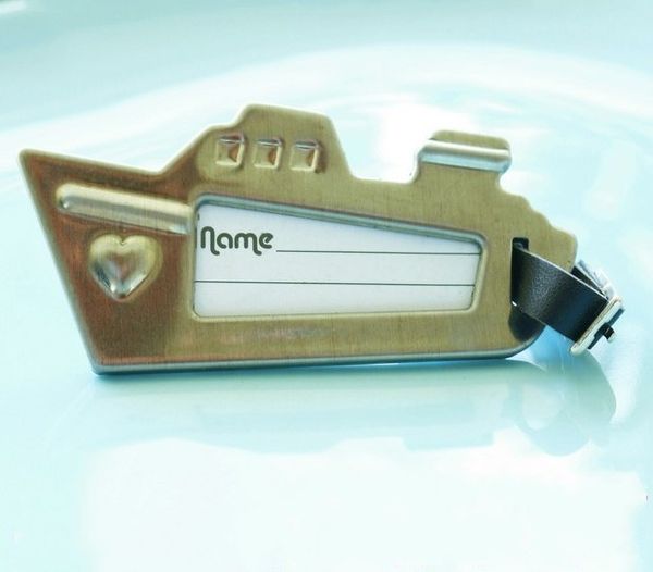 Cruise Ship Luggage Tag And Place Card Holder Anniversary Favors