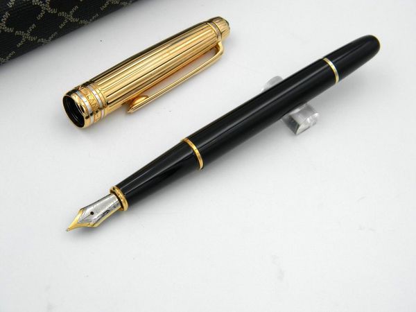 

office new 163 golden black Resin plastic Quality serial number ag 925 Fountain Pen