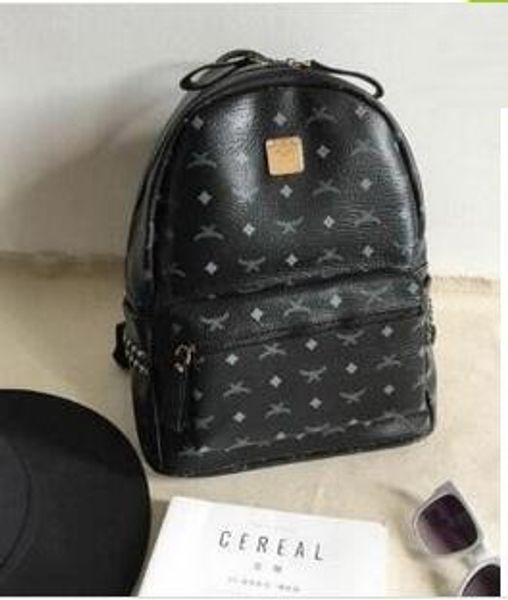 

De igner backpack ummer fa hion women chool bag punk tyle men backpack de igner backpack pu leather lady bag