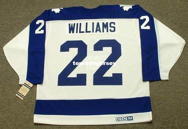 

wholesale mens tiger williams toronto maple leafs 1978 ccm vintage home retro hockey jersey, Black;red