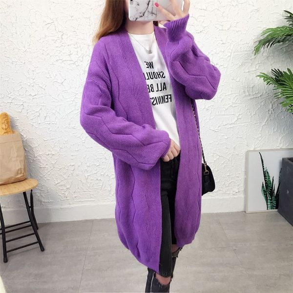 

women sweater cardigan fashion winter long sleeve loose thick knitted sweater long cardigan women sweaters coats wld244, White;black