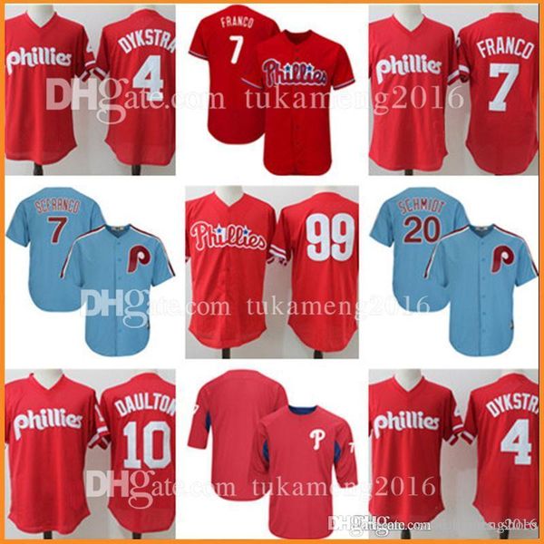 

Men philadelphia 4 7 maikel franco jer ey phillie 10 darren daulton 99 mitch william 20 mike chmidt ba eball jer ey