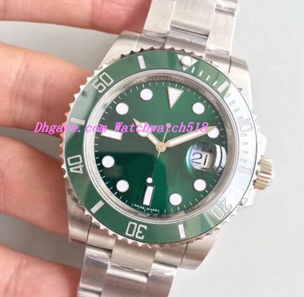 

AAA качество роскошные часы зеленый 116610 40 мм механизм с автоподзаводом из нержавею