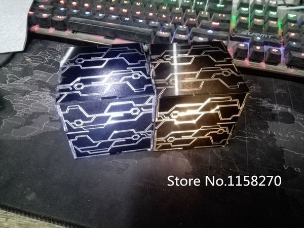 

nier: automata yorha no.9 type s no.2 type b cosplay 9s props 2b warm/white light black box, Black;red