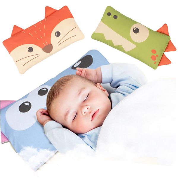 

baby pillow washable neck pillow toddlers animal dog crocodile weeping willow kids rectangle cushion 100% cotton case