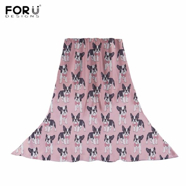 

forudesigns милый стильный бостон-терьер щенок печати женщины длинные шелковые шифоновые шарфы мода женские пляжные полотенца бренд хиджаб ш, Blue;gray