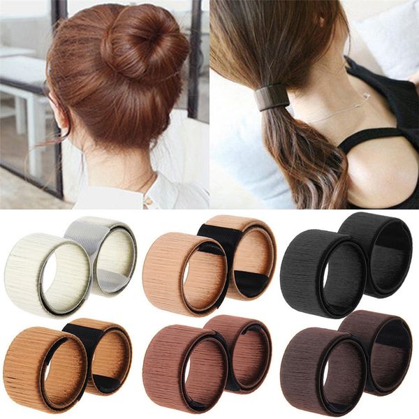 Fashion Women Girls Hair Styling Donut Former Foam French Twist
