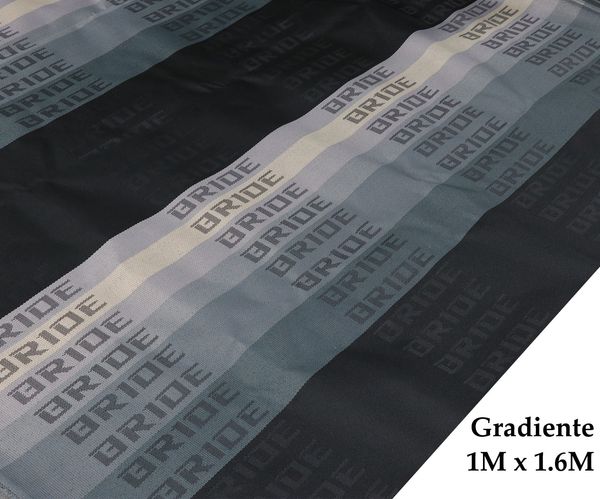 Gradation Jdm Style 100cm X160cm Bride Racing Logo Racing Seat