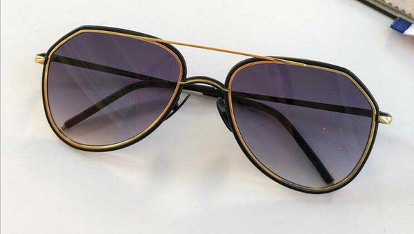 

new fashion designer tonca sunglasses 018 metal frame simple classic style uv 400 protection outdoor men eyewear, White;black